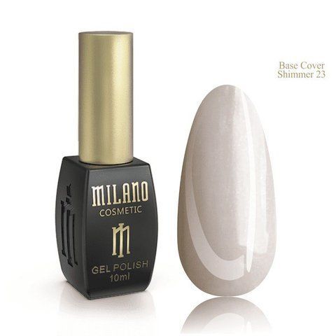 Базовое цветное покрытие с шиммером MILANO Color Shimmer Base 23, 10 мл C-000001018 фото
