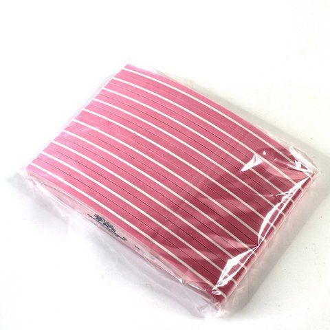 Пилочка-баф Global Fashion, довга 180/180, Рожева, 10 шт/уп PBFD-180/180-P-PACK фото
