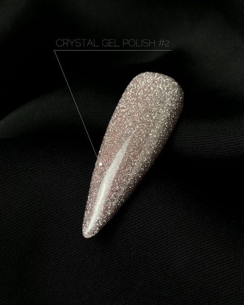 Світловідбивний гель-лак Crooz Crystal Polish #2, 8 мл CR-GEL-CRYS02 фото