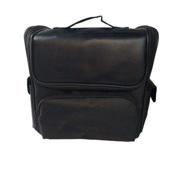Кейс для мастера маникюра Gloris 30 x 22 х 27 см (большое отделение + 4 слота), тканевый , Черный Case-3022-BB фото