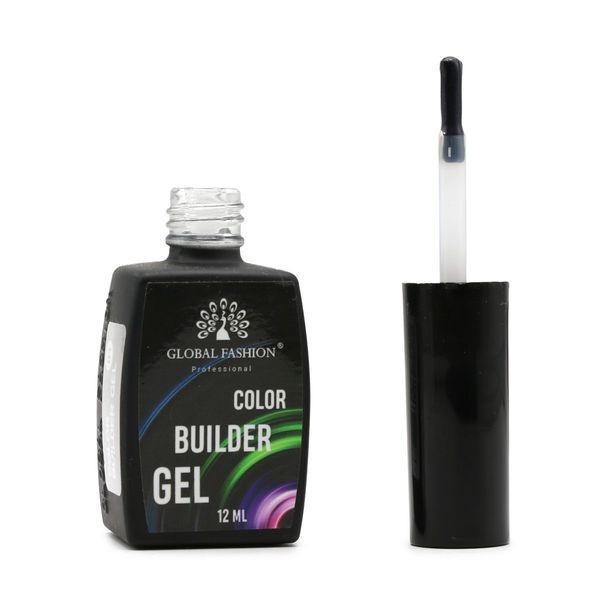 Кольоровий гель для нарощування Global Fashion Color Builder Gel 04, 12 мл 18957 фото