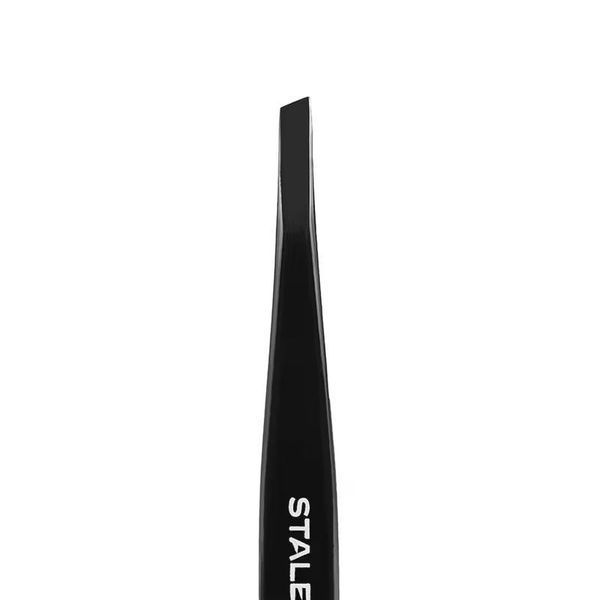 Пінцет для брів STALEKS PRO EXPERT 11 TYPE 4 BLACK TE-11/4B TE-11/4B фото