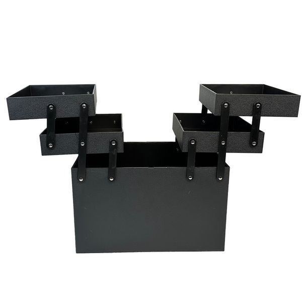 Кейс для мастера маникюра Gloris 30 x 22 х 27 см (большое отделение + 4 слота), тканевый , Черный Case-3022-BB фото