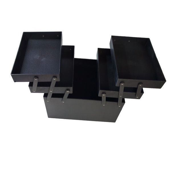 Кейс для мастера маникюра Gloris 30 x 22 х 27 см (большое отделение + 4 слота), тканевый , Черный Case-3022-BB фото