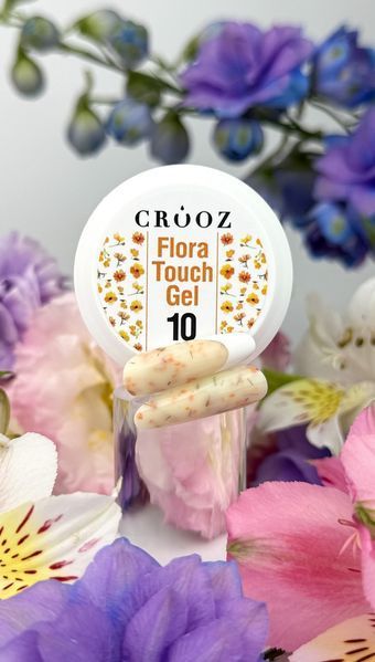 Гель для нарощування CROOZ BUILDER FLORA TOUCH GEL #10, 15 мл CR-FTOUCH-10 фото