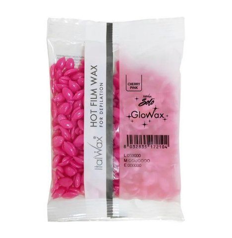 Віск у гранулах рожева вишня ItalWax GloWax Solo, 100 г C_FWP100_PGL_IT фото