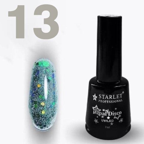 Гель-лак светоотражающий Starlet Professional Opal Disco #13, 7 мл SP-OD-13 фото