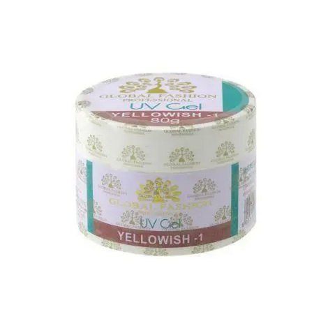 Гель для моделирования ногтей Global Fashion Yellowish-1, 80 мл GF-YELLOW80-01 фото