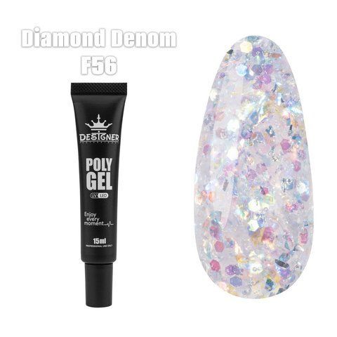 Полігель Designer Professional Polygel F56, 15 мл DP-POL15-F56 фото