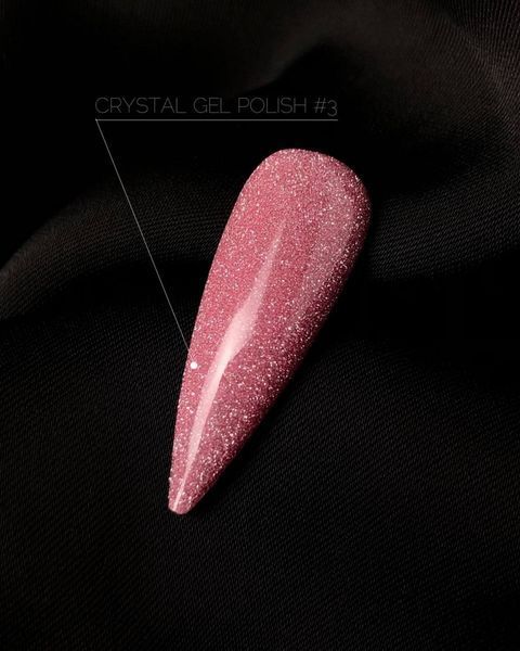 Світловідбивний гель-лак Crooz Crystal Polish #3, 8 мл CR-GEL-CRYS03 фото
