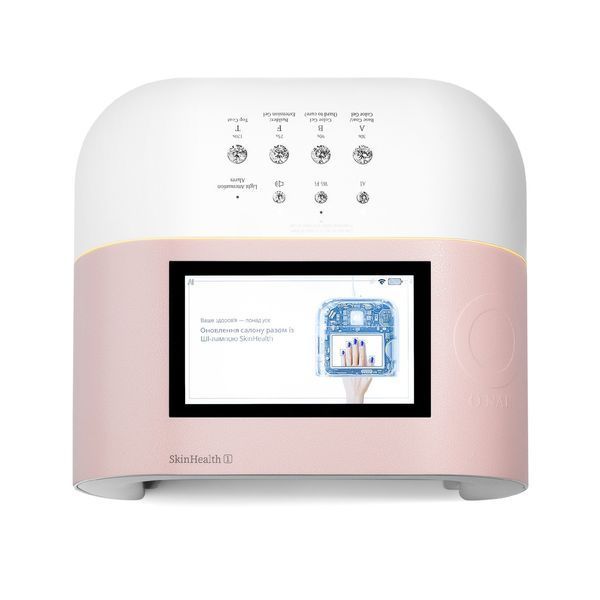 UV/LED-лампа зі штучним інтелектом O NAIL AI Smart Curing Lamp Pink + пульт ДК ONAIL-AI-01P-RC фото