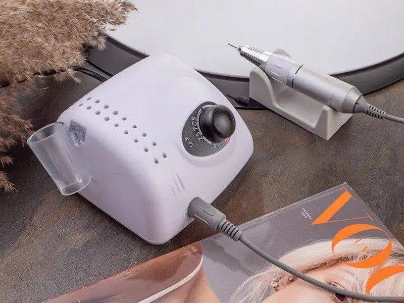 Фрезер для манікюру Bucos Nail Drill ZS-705 WHITE 65 Ват 35 000 об (+6 фрез в подарунок) S-705-65-35-W фото