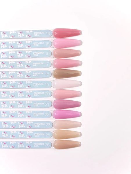 Гель для наращивания LUNA Premium Gel №20, 15 мл LUNA-PRG-20-15 фото