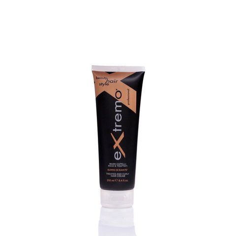 Маска для вьющихся волос и химической завивки EXTREMO с карите, 250ml EX404 фото