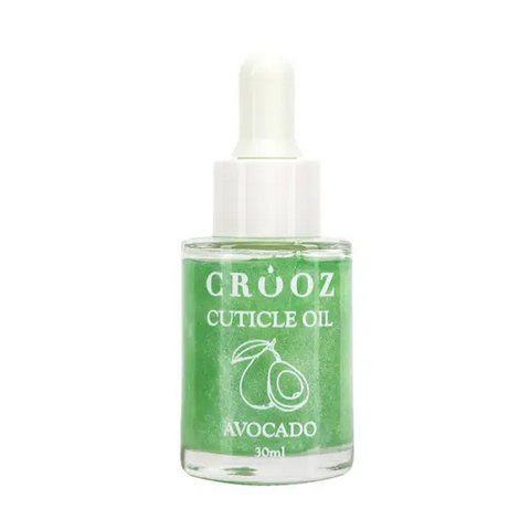 Суха олія з шимером CROOZ CUTICLE OIL, AVOKADO, 20 мл CR-OILKSH-006 фото