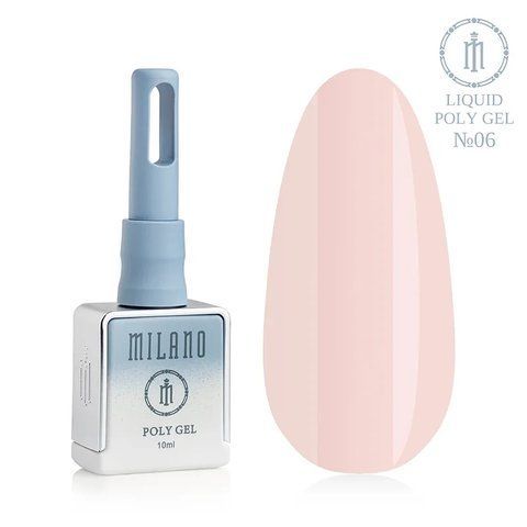 Полигель MILANO PREMIUM POLY GEL LIQUID 06, 10 мл C-000011556 фото