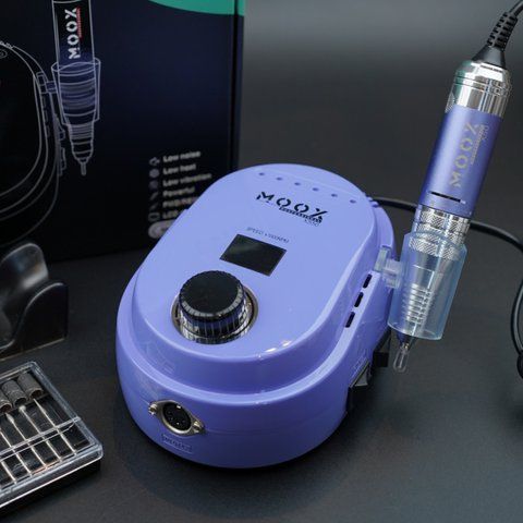 Фрезер для манікюру та педикюру MOOX X550 50000 об/хв, 70W, Purple Moox-550-PUR фото