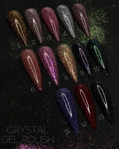 Світловідбивний гель-лак Crooz Crystal Polish #4, 8 мл CR-GEL-CRYS04 фото