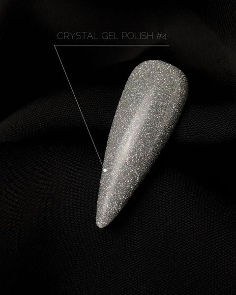 Світловідбивний гель-лак Crooz Crystal Polish #4, 8 мл CR-GEL-CRYS04 фото