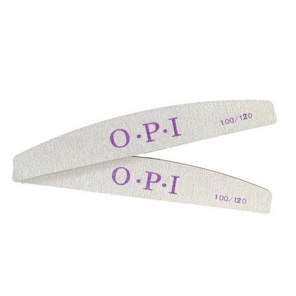 Пилка для ногтей OPI 100/120, полумесяц, упаковка 25 шт OPI-100/120 фото