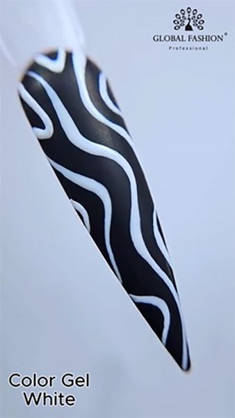 Гель-фарба Global Fashion Color Gel ультра біла, 5 г 5937 фото