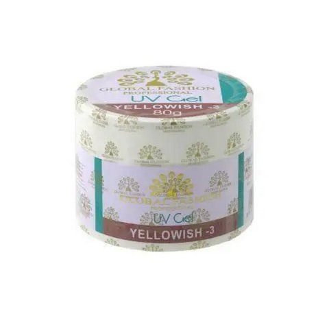Гель для моделирования ногтей Global Fashion Yellowish-3, 80 мл GF-YELLOW80-03 фото