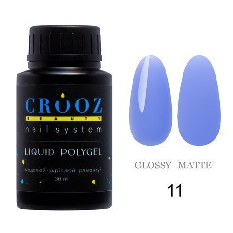 Рідкий полігель CROOZ LIQUID POLYGEL #11, банка вузька, 30 мл CR-LQP-BTL-11 фото