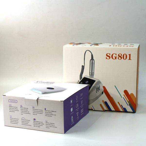 Набор аккумуляторный &ndash; UV/LED-лампа S50 и фрезер SG 801 NAB-S50-SG801 фото