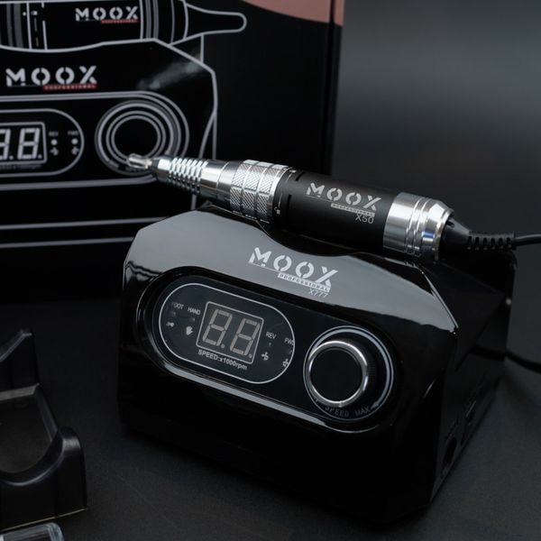 Фрезер для маникюра и педикюра MOOX X777, 50 000 об/мин, 70W, Black Moox-777-BLK фото