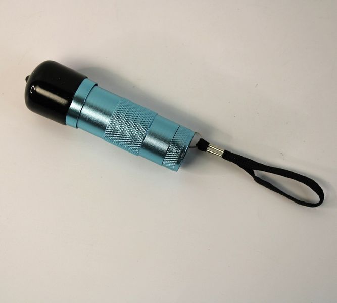 UV/LED-ліхтарик для сушіння нігтів 12 Вт, Бірюзовий GF-LEDF-T фото
