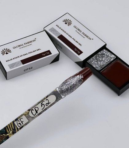 Твердий гель-лак Global Fashion Solid State CP Nail Polish Gel #CP52 GF-CP-52 фото