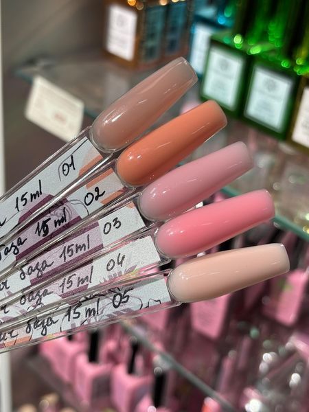 База для ногтей Global Fashion French Rubber Base Coat 04, 15 мл 23824 фото