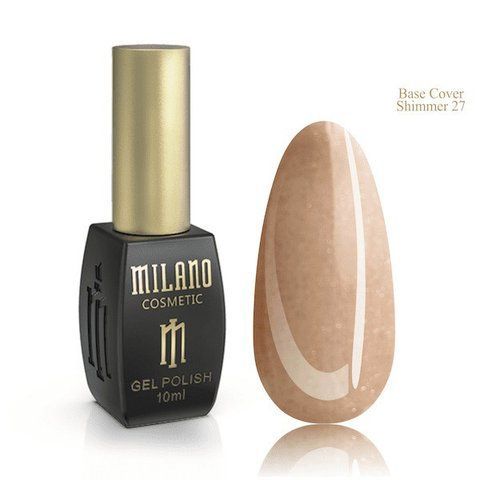Базовое цветное покрытие с шиммером MILANO Color Shimmer Base 27, 10 мл C-000001022 фото