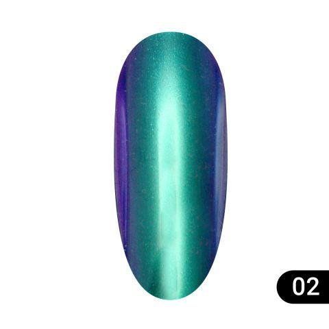 Втирка для ногтей Global Fashion, Magic mirror powder 02 K183 02 K183 фото