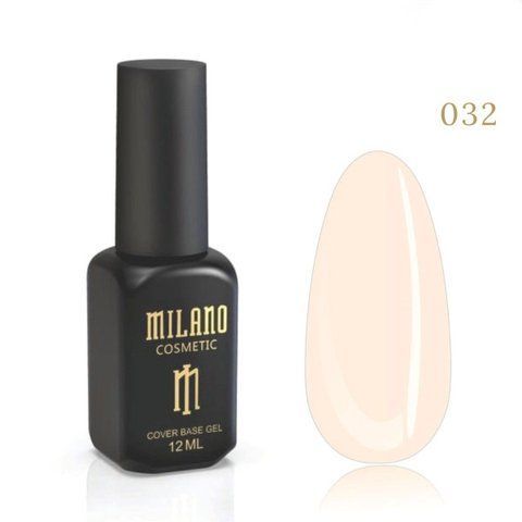 Цветная каучуковая база MILANO Cover Base #32, 12 мл C-000003280 фото