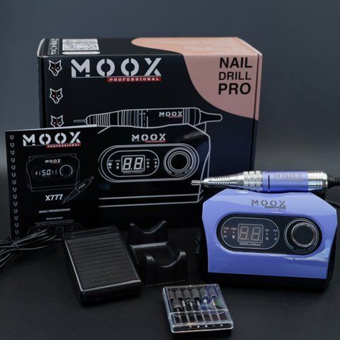 Фрезер для манікюру та педикюру MOOX X777 50000 об/хв, 70W, Purple Moox-777-PUR фото