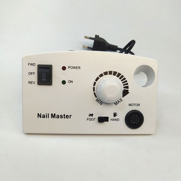 Фрезер для манікюру Nail Master Drill Pro 211 65 Вт 30&nbsp;000 об/хв Білий NMD-30-65-W фото