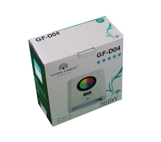 UV/LED-лампа для сушіння нігтів Global Fashion GF-D04, 368 Вт GF-D04 фото