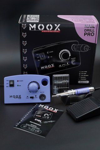 Фрезер для манікюру і педикюру MOOX X104 45 000 об / хв 65W, Purple Moox-104-P фото