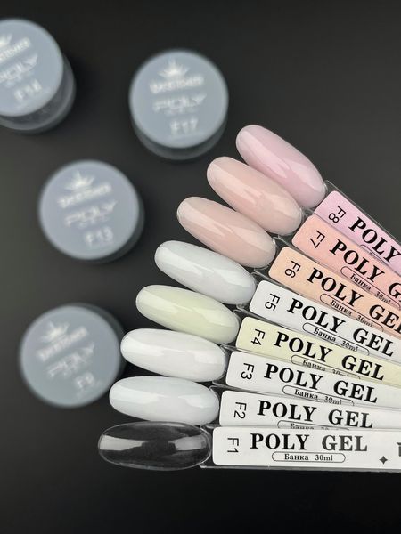 Полігель Designer Professional Polygel F09, в банці 30 мл DP-P30-BF09 фото