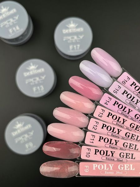Полігель Designer Professional Polygel F09, в банці 30 мл DP-P30-BF09 фото