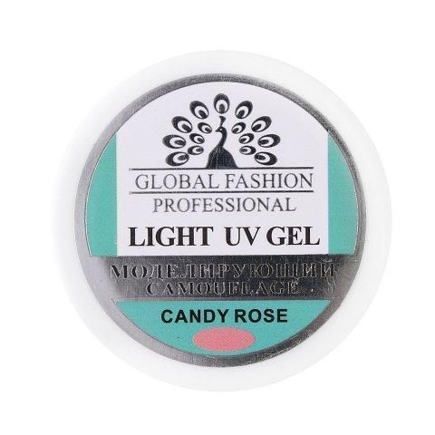 Light Gel Global Fashion candy rose 15g 1786 фото