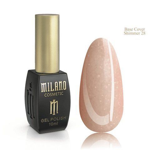 Базовое цветное покрытие с шиммером MILANO Color Shimmer Base 28, 10 мл C-000001023 фото