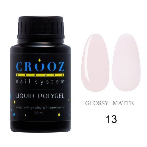 Рідкий полігель CROOZ LIQUID POLYGEL #13, банка вузька, 30 мл CR-LQP-BTL-13 фото