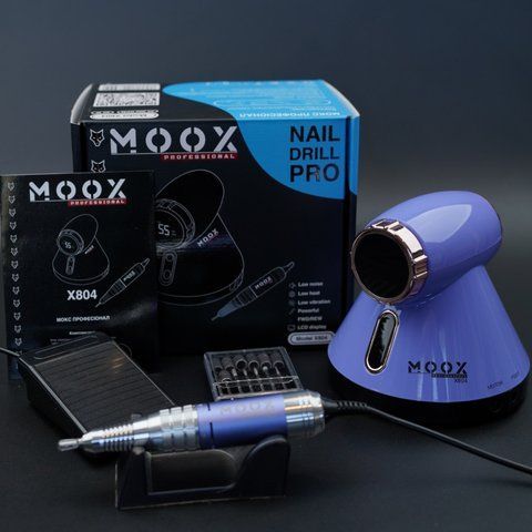 Фрезер для манікюру та педикюру MOOX X 804 55&nbsp;000 об/хв, 80 W, Purple Moox-804-PUR фото