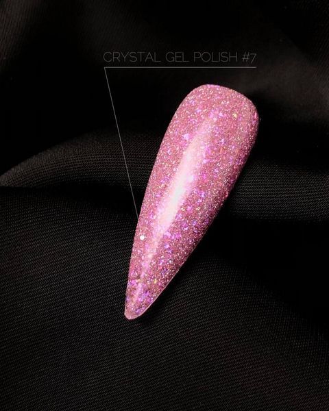 Світловідбивний гель-лак Crooz Crystal Polish #7, 8 мл CR-GEL-CRYS07 фото