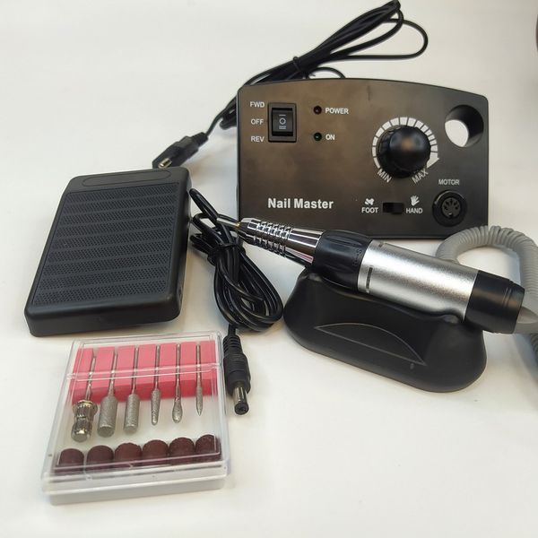 Фрезер для манікюру Nail Master Drill Pro 211 65 Вт 30&nbsp;000 об/хв Чорний NMD-30-65-BL фото