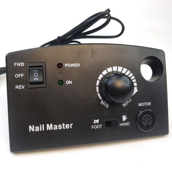 Фрезер для манікюру Nail Master Drill Pro 211 65 Вт 30&nbsp;000 об/хв Чорний NMD-30-65-BL фото