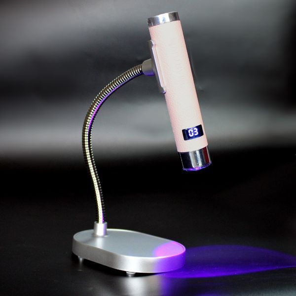 UV/LED-фонарик на подставке AND SMARTUV N2 Intelligent AI Sensor, 5 Вт, Розовый AND-N9-PIN фото