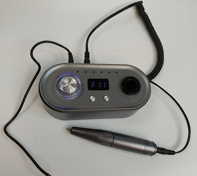 Фрезер для маникюра и педикюра Nail Drill UV-701 с подсветкой, 35 Вт, 40&nbsp;000 об/мин, Серый UV-701G фото